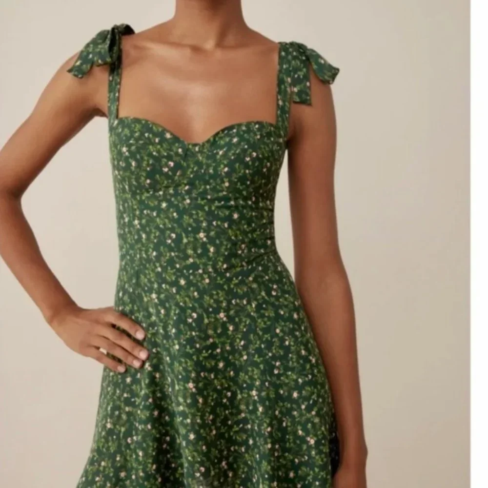 Reformation Niara Dress | Coriander🎉Summer SALE🎀 NEW - Picture 2 of 11